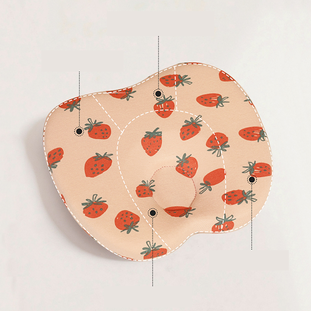 Almofada de silicone com apoio de pescoço para crianças