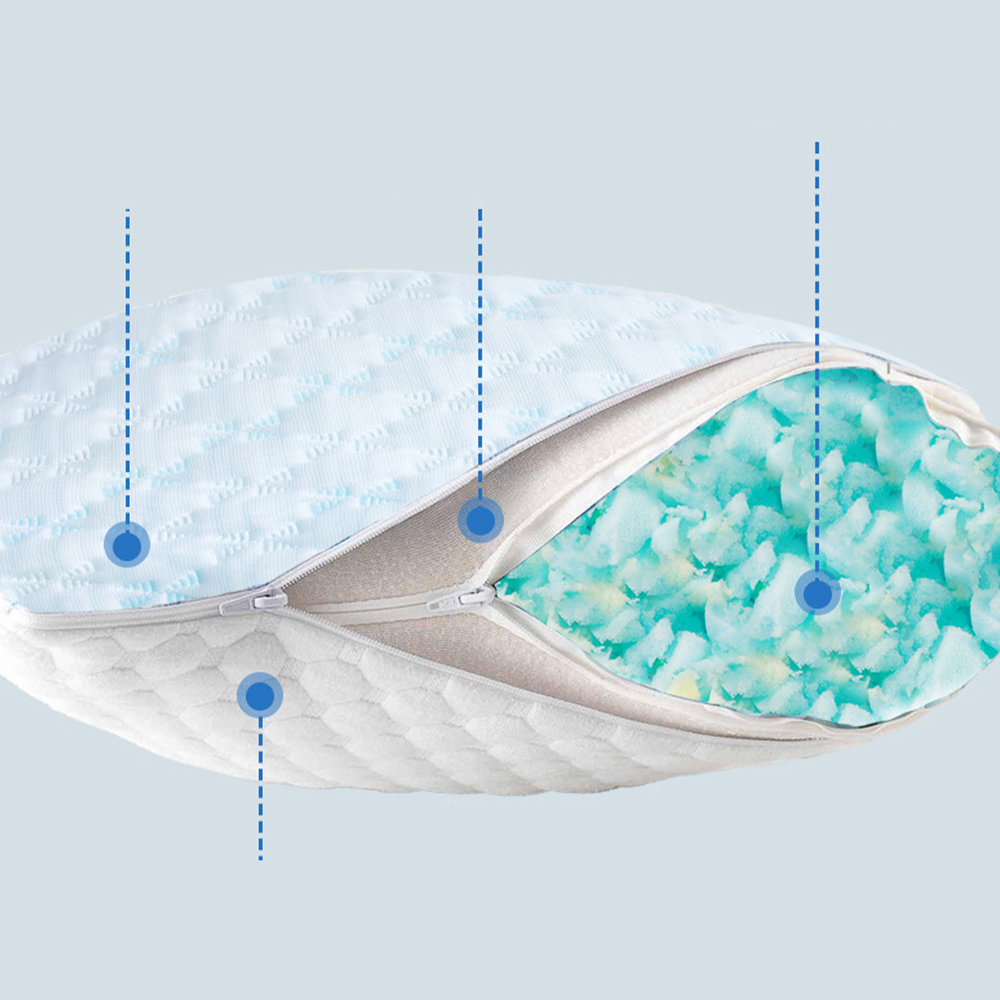 Esponja de travesseiro de espuma viscoelástica em gel