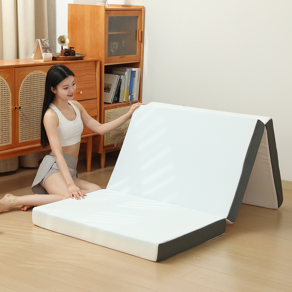 Colchão de gel de espuma viscoelástica triplo estilo japonês